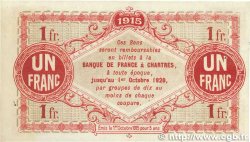 1 Franc FRANCE régionalisme et divers Chartres 1915 JP.045.03 TTB+