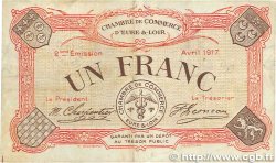 1 Franc FRANCE régionalisme et divers Chartres 1917 JP.045.07 pr.TTB