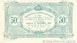50 Centimes FRANCE régionalisme et divers Chartres 1921 JP.045.11 SPL