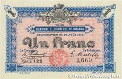 1 Franc FRANCE régionalisme et divers Cognac 1916 JP.049.03