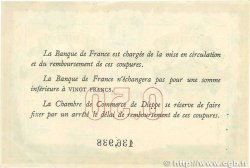 50 Centimes FRANCE régionalisme et divers Dieppe 1918 JP.052.01 TTB