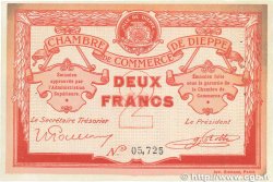 2 Francs FRANCE régionalisme et divers Dieppe 1918 JP.052.07 SUP