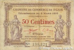 50 Centimes FRANCE régionalisme et divers Dijon 1916 JP.053.07