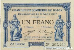 1 Franc FRANCE régionalisme et divers Dijon 1917 JP.053.14