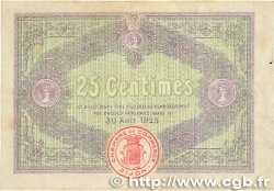 25 Centimes FRANCE regionalism and miscellaneous Dijon 1920 JP.053.23 VF+