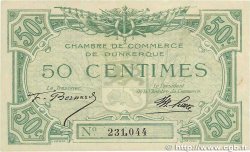 50 Centimes FRANCE régionalisme et divers Dunkerque 1918 JP.054.01 TTB