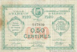 50 Centimes FRANCE régionalisme et divers Elbeuf 1920 JP.055.15 TTB+