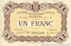 1 Franc FRANCE régionalisme et divers Épinal 1920 JP.056.05 SUP+