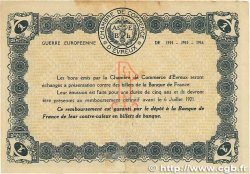 1 Franc FRANCE régionalisme et divers Évreux 1915 JP.057.09 TTB