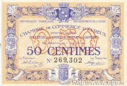 50 Centimes FRANCE régionalisme et divers Évreux 1917 JP.057.10 SPL