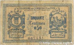 50 Centimes FRANCE régionalisme et divers Foix 1920 JP.059.13 B