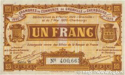 1 Franc FRANCE régionalisme et divers Granville et Cherbourg 1920 JP.061.03 TTB