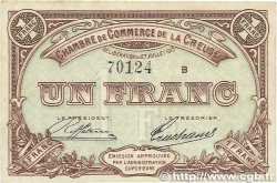 1 Franc FRANCE régionalisme et divers Guéret 1915 JP.064.03 TTB+