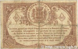 50 Centimes FRANCE régionalisme et divers Guéret 1915 JP.064.07 TB