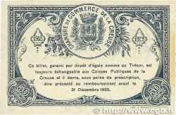 50 Centimes FRANCE régionalisme et divers Guéret 1918 JP.064.16 SPL