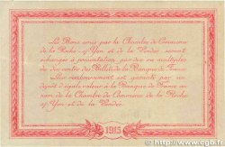 1 Franc FRANCE régionalisme et divers La Roche-Sur-Yon 1915 JP.065.17 SUP