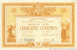 50 Centimes FRANCE régionalisme et divers La Roche-Sur-Yon 1915 JP.065.23 SUP+