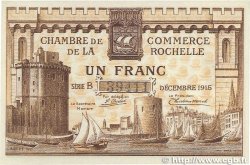 1 Franc FRANCE régionalisme et divers La Rochelle 1915 JP.066.03 pr.NEUF