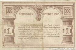 1 Franc FRANCE régionalisme et divers La Rochelle 1915 JP.066.03 TTB