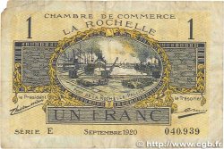 1 Franc FRANCE régionalisme et divers La Rochelle 1920 JP.066.09 TB