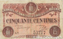 50 Centimes FRANCE régionalisme et divers Laval 1920 JP.067.01 pr.TTB