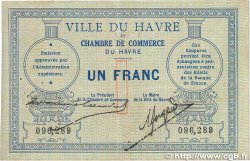1 Franc FRANCE régionalisme et divers Le Havre 1914 JP.068.04 TTB