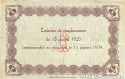1 Franc FRANCE régionalisme et divers Le Havre 1920 JP.068.22 TTB
