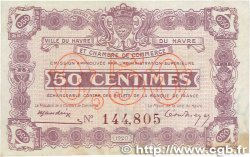 50 Centimes FRANCE régionalisme et divers Le Havre 1920 JP.068.26 SUP