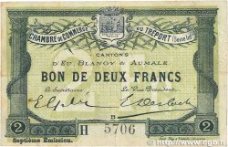 2 Francs FRANCE régionalisme et divers Le Tréport 1916 JP.071.30 TTB