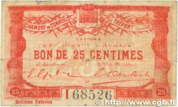 25 Centimes FRANCE régionalisme et divers Le Tréport 1916 JP.071.31 TB