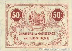 50 Centimes FRANCE régionalisme et divers Libourne 1917 JP.072.18 TTB+