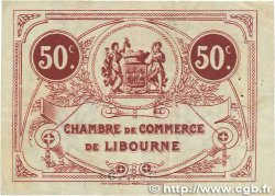 50 Centimes FRANCE régionalisme et divers Libourne 1921 JP.072.35 TTB