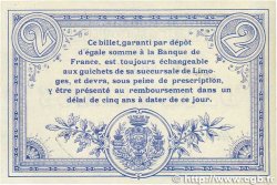 2 Francs Annulé FRANCE régionalisme et divers Limoges 1914 JP.073.06 pr.SPL