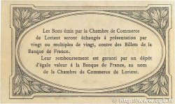 1 Franc FRANCE regionalismo e varie Lorient 1915 JP.075.09var. SPL+