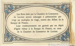 50 Centimes FRANCE régionalisme et divers Lorient 1915 JP.075.14 TTB+