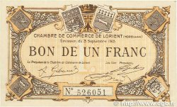 1 Franc FRANCE régionalisme et divers Lorient 1915 JP.075.15 SUP+