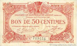 50 Centimes FRANCE régionalisme et divers Lorient 1915 JP.075.17 TTB+