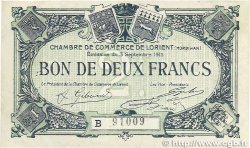 2 Francs FRANCE régionalisme et divers Lorient 1915 JP.075.28 TTB+