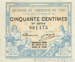50 Centimes FRANCE régionalisme et divers Lyon 1915 JP.077.05 TTB+