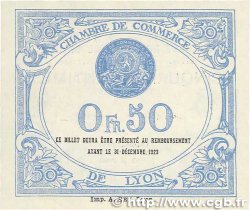 50 Centimes FRANCE régionalisme et divers Lyon 1920 JP.077.22 TTB+