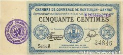 50 Centimes FRANCE régionalisme et divers Montluçon, Gannat 1914 JP.084.10 TTB