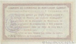 50 Centimes FRANCE régionalisme et divers Montluçon, Gannat 1915 JP.084.13 SUP