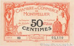 50 Centimes FRANCE régionalisme et divers Montpellier 1917 JP.085.16