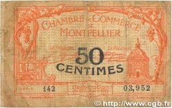 50 Centimes FRANCE régionalisme et divers Montpellier 1919 JP.085.20 TB