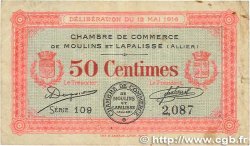50 Centimes FRANCE régionalisme et divers Moulins et Lapalisse 1916 JP.086.01 B