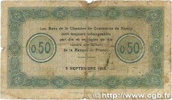 50 Centimes FRANCE régionalisme et divers Nancy 1915 JP.087.01 B