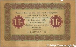 1 Franc FRANCE régionalisme et divers Nancy 1921 JP.087.44 TB