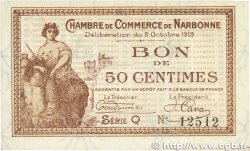 50 Centimes FRANCE régionalisme et divers Narbonne 1919 JP.089.17