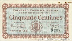 50 Centimes FRANCE régionalisme et divers Nevers 1915 JP.090.01 TTB