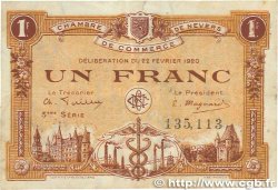 1 Franc FRANCE regionalism and miscellaneous Nevers 1920 JP.090.17